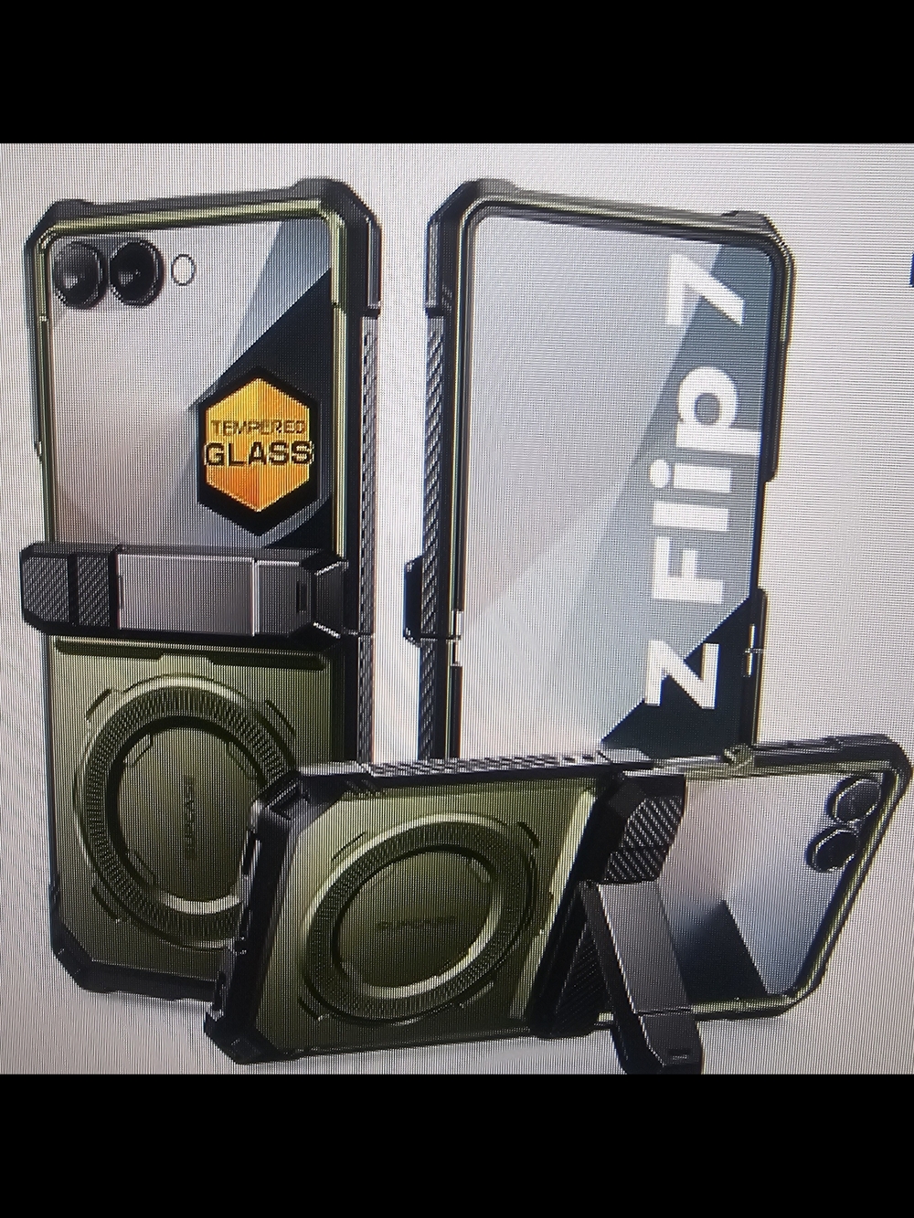 New SUPCASE Samsung Galaxy Z Flip 7 CasR STAND and Front Screen Protector